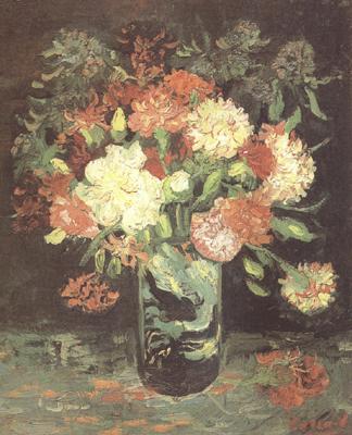Vincent Van Gogh Vase wtih Carnations (nn04) oil painting picture